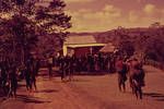 Produce buying depot (passionfruit), near Goroka, [Papua New Guinea], 1962