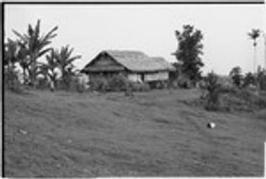 Sengru-Sengru, Wanuma Census Division: large house and grassy slope