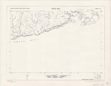 Solomon Islands 1:50,000: Kopiu Bay (Sheet 19)