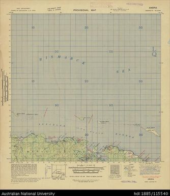 Papua New Guinea, Admiralty Islands, Andra, 1944, 1:63 360