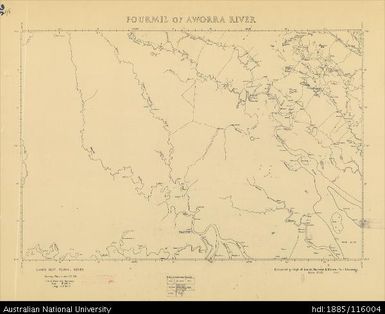 Papua New Guinea, Fourmil of Aworra River, Fourmil series, Sheet 36, 1956, 1:253 440