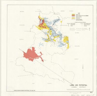 Land use potential: Chimbu District (Sheet 8.2)