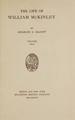 The life of William McKinley, v.2