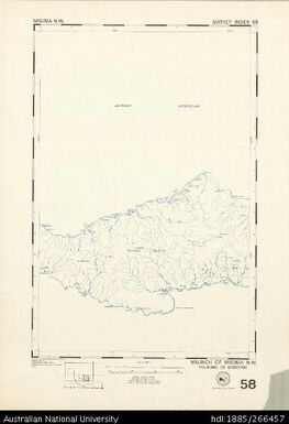 Papua New Guinea, Misima NW, Survey Index 58, 1:50 000, 1973