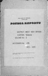 Patrol Reports. West New Britain District, Talasea, 1953 - 1955