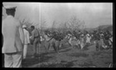 Men of Mambare area dancing