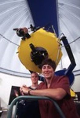 Students at the Keck Observatory in Hawaii.