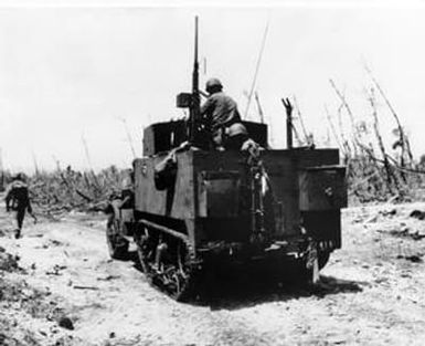 [U.S. Marines in a Half-Track]