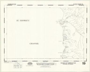 Milinch of ... : fourmil of ... (19 - Fourmil of Rabaul - Milinch of Tambakar SW)