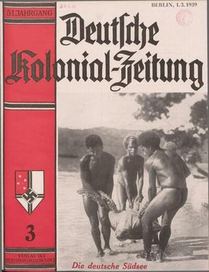 Deutsche Kolonialzeitung, 51. Jg. 1. März 1939, Heft 3.