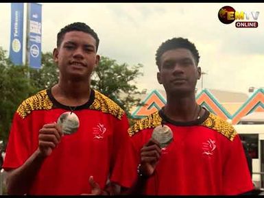 Leo Aisi and Joe Allen Win Silver at U18 Oceania Beach Volleyball Championships in Solomon Islands.