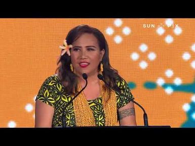 Pacific Education Winner Lynn Pavihi's Speech | SunPix Awards 2020