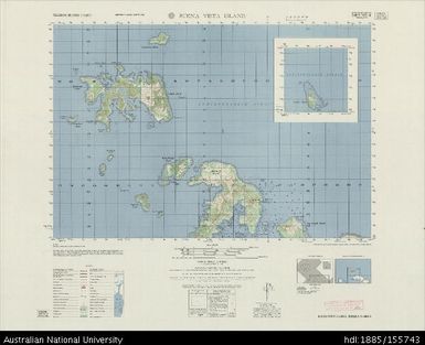 Solomon Islands, Nggela Islands, Buena Vista Island, Series: X713, Sheet 7831 III, 1959, 1:50 000