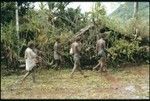 Maenaa'adi, Dangeabe'u and young men standing in front of men's house