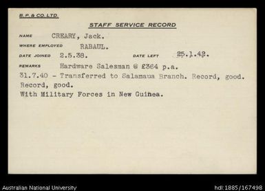 Creary, Jack