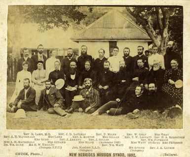 New Hebrides Mission Synod 1892