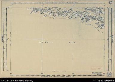 Papua New Guinea, New Guinea and Papua, Base Compilation, Base Compilation Series, Sheet C.f., 1952, 1:600 000