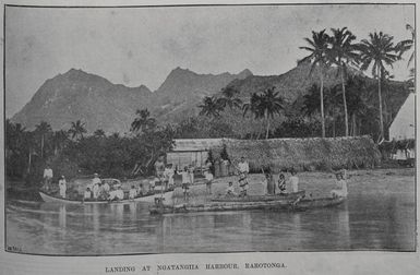 Landing at Ngatangiia Harbour, Rarotonga