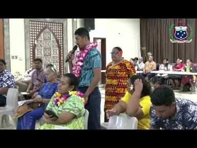 Pālemia Tausi Hon. Fiame Naomi Matā'afa, Govt Officials ma le Vasega 'o Tusitala (14 August 2025)