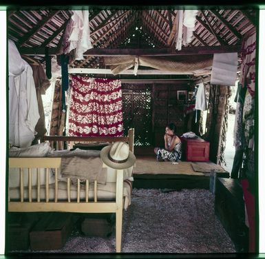 Interior of house of Bob Marsters, Palmerston Island.