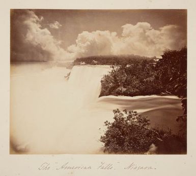 The American Falls, Niagara. From the album: Views of New Zealand Scenery/Views of England, N. America, Hawaii and N.Z.