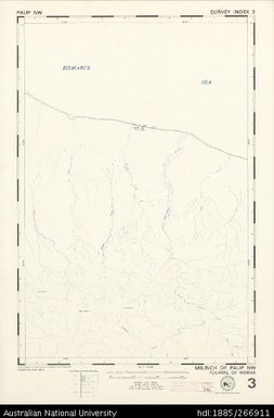 Papua New Guinea, Paup NW, Survey Index 3, 1:50 000, 1974