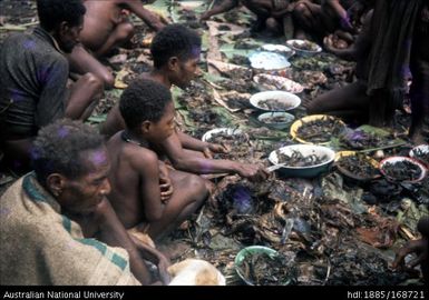 Division of greens and innards