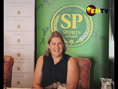 SP SPORTS AWARD SPEAKER ARRIVES
