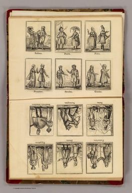 (Costumes). Italians, Dutch, Poles, Prussians, Swedes, Greeks, Finlanders, Danes, Egyptians, Swiss, Norwegian, Sandwich Islanders. (Boston: Gray & Bowen ... 1831)