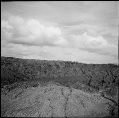 Mounds of pumice and ash, Rabaul, New Guinea, 1937 / Sarah Chinnery