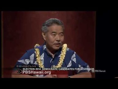 Election 2014: Democratic Candidates for Governor | Insights on PBS Hawai'i
