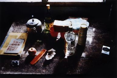 Avatele, Niue, fisherman's Table 1982. From the series: Polynesia Here and There