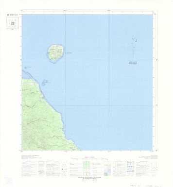 Carte de la Mélanésie - 150 000 (type outre-mer) Archipel des Nouvelles Hébrides: Ile Efate NE