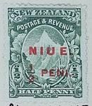 Stamp: New Zealand - Niue Half Penny