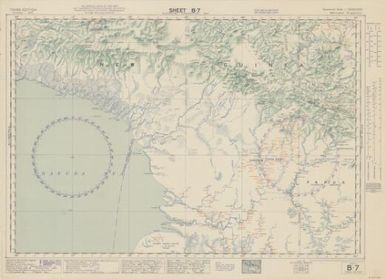 Australian aeronautical map (Sheet B7)