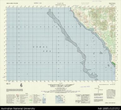 Papua New Guinea, Gaile, Series: AMS T795, Sheet 5228 I, 1965, 1:50 000