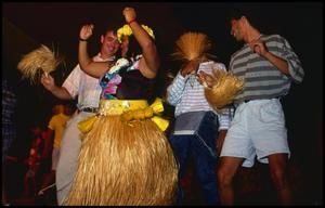 [Festival Participants Dance with Volunteer]