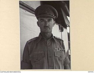 CAPE WOM, NEW GUINEA. 1945-10-10. LIEUTENANT COLONEL J. TALBOT, COMMANDING OFFICER CASC 6 DIVISION