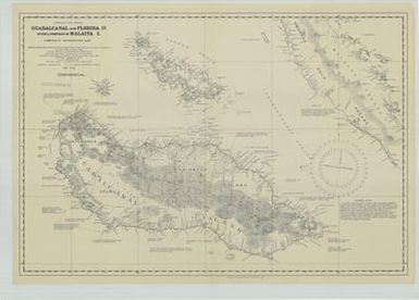 Guadalcanal and Florida Island with a Portion of Malaita Island Composite Information Map