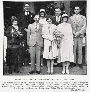 Wedding of a popular couple in Fiji