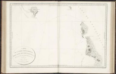 Carte de la partie septentrionale des iles de Bougainville, reconnue par le contre-amiral Bruny- Dentrecasteaux, en juillet 1792 / levee et dressee par C.F. Beautemps-Beaupre, ingenieur-hydrographe
