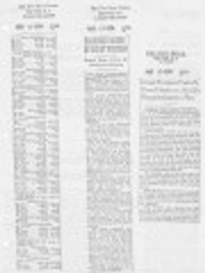 Newspaper clippings re Great Western Sugar Company and Great Western United Corporation