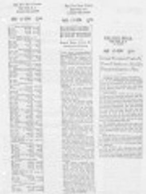 Newspaper clippings re Great Western Sugar Company and Great Western United Corporation