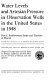 Water levels and artesian pressure in observation wells in the United States, 1948 Part 6, Southwestern states and Territory of Hawaii