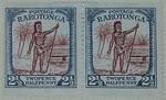 Stamps: Rarotonga Two and a Half Pence