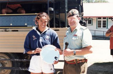 Rugby; International Women's Sevens Tournament, Davis Field, Trentham 8; Samoan captain?