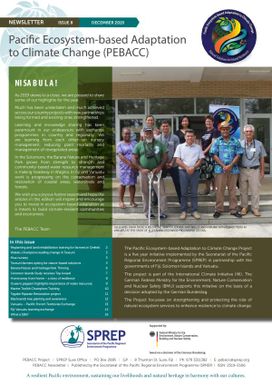 Pacific ecosystem-based adaptation to Climate Change (PEBACC) newsletter, Issue 8 (Dec 2019)