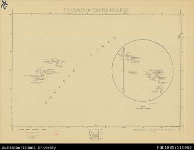 Papua New Guinea, Fourmil of Tanga Islands, Fourmil series, Sheet 24, 1956, 1:253 440