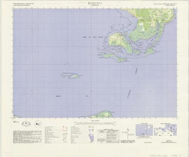 Territory of Papua & New Guinea 1:50,000 topographic survey: Kokopo (Sheet 6245 II)