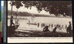 Boys in the water at Teop Bay in Bougainville, Papua New Guinea, ca.1900-1930